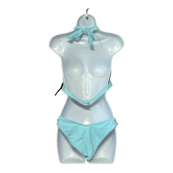 Victoria Secret Push-Up Triangle Bikini Top V-Front Itsy Swimsuit Bottom 2PC - Picture 3 of 9